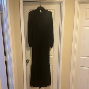 Lulu's Classic Black Long Sleeve Dress